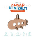 Denizaltı Maketi Ahşap Boyama