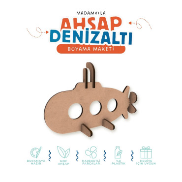 Denizaltı Maketi MDF...