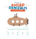 Denizaltı Maketi Ahşap Boyama