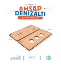 Denizaltı Maketi Ahşap Boyama