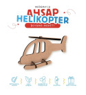 Helikopter Maketi Ahşap Boyama