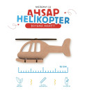 Helikopter Maketi Ahşap Boyama