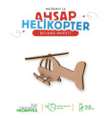 Helikopter Maketi Ahşap Boyama