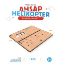 Helikopter Maketi Ahşap Boyama