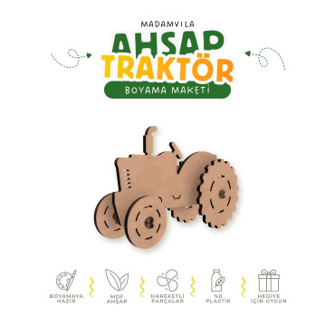 Traktör Maketi MDF A...