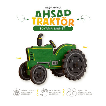 Traktör Maketi MDF A...