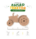 Traktör Maketi Ahşap Boyama