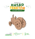 Traktör Maketi Ahşap Boyama