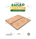 Traktör Maketi Ahşap Boyama