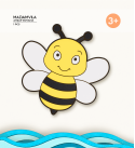 Sevimli Arı Ahşap Boyama