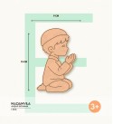 Dua Eden Erkek Çocuk Ahşap Boyama