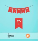 Türk Bayrağı Ahşap Boyama