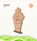 Vazolu Çiçekler Ahşap Boyama