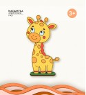 Sevimli Zürafa Ahşap Boyama